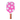 Pink Smiley Pickleball Paddle