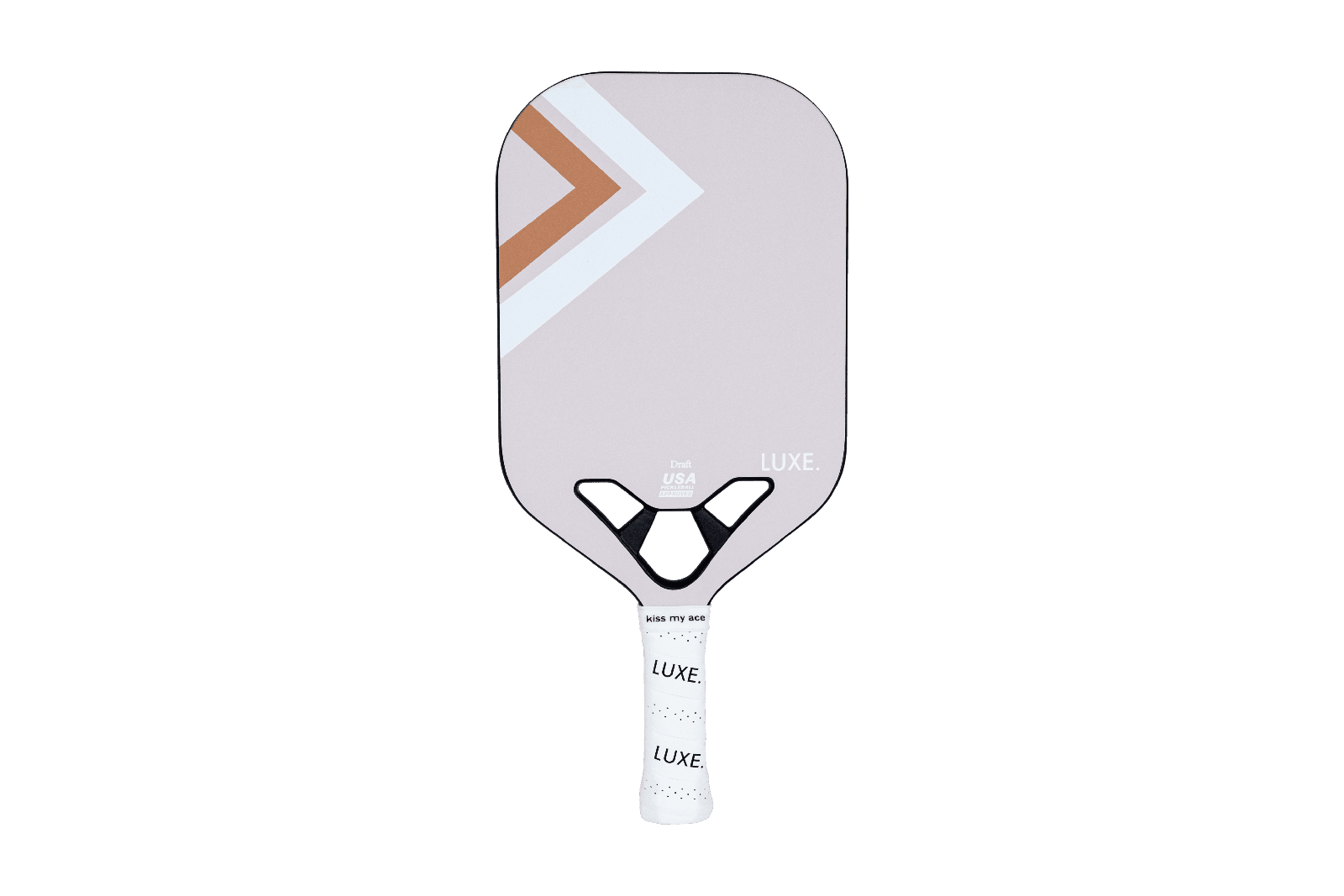 Open Throat Paddle. Pink and aesthetic High end pickleball paddle at great price