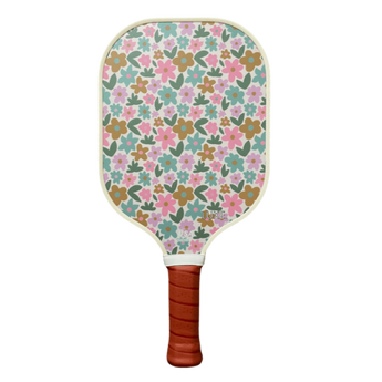 Aesthetic Floral Pickleball Paddle