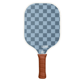 Blue Checker Pickleball Paddle