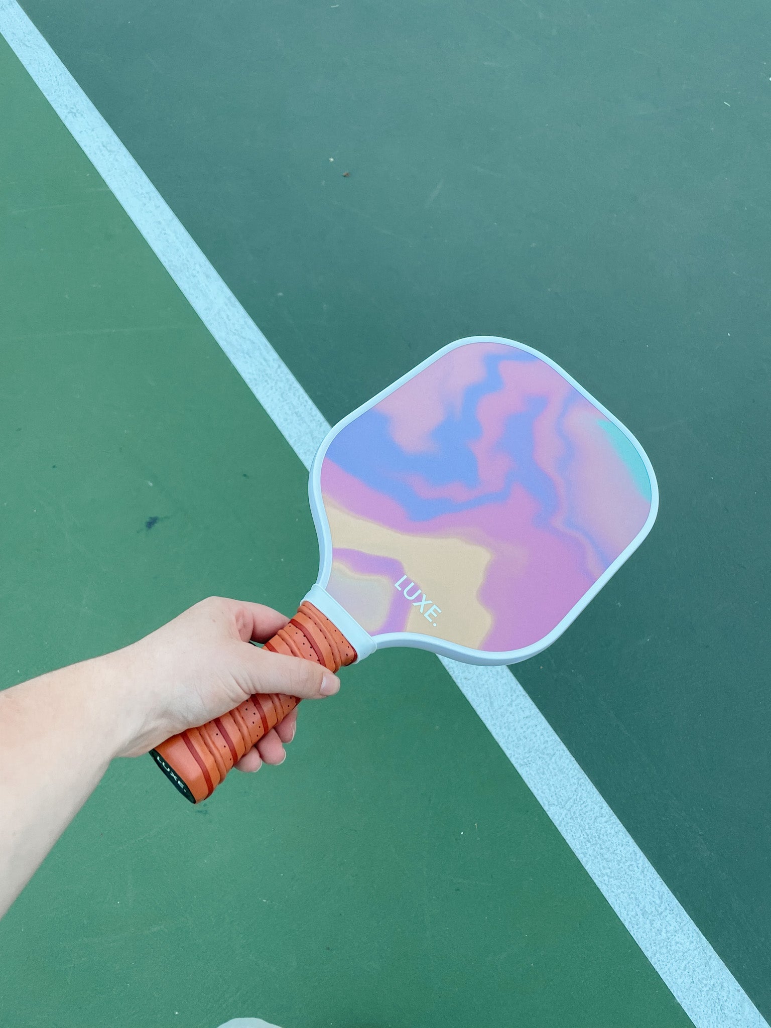 Watercolor LUXE Pickleball Paddle. Cute and aesthetic pickleball paddles