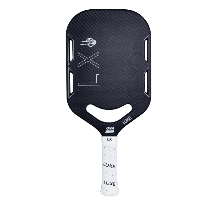 Open Throat pIckleball paddle with additional holes